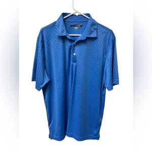 Greg Norman men’s blue golf polo